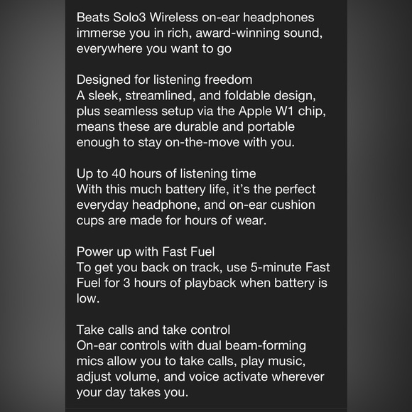 OOAK BEATS by Dr Dre Solo3 - White & Rhinestone’s with Case - Wireless - Picture 11 of 11